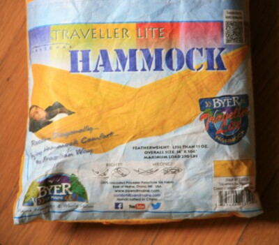 Byer Traveller Lite Hammock. NEW Free Shipping