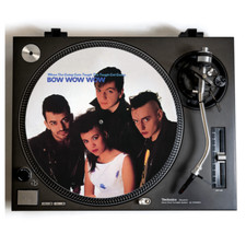 BOW WOW WOW Turntable Slipmat for Vinyl Records 12" DJ Slip Mat New Wave vinyls