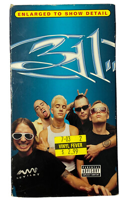 311: Enlarged to Show Detail (VHS, 1996) Nick Hexum, Tim Mahoney