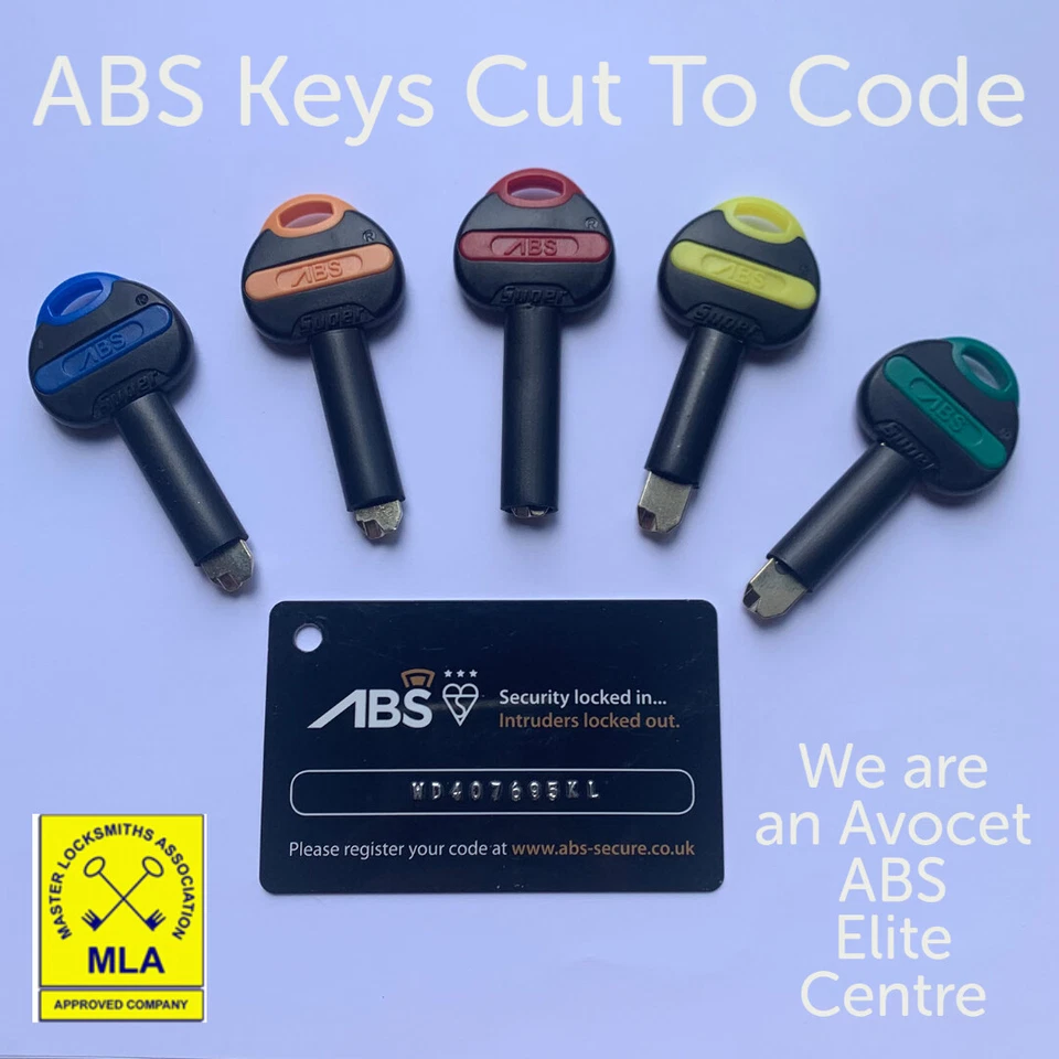 AVOCET ABS Security Keys Cut to Code- ABS Key | Same Day Dispatch