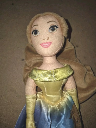 Posh Paws Disney Beauty & The Beast Belle Story Dress. Mini Doll Plush Soft Toy - Picture 3 of 9