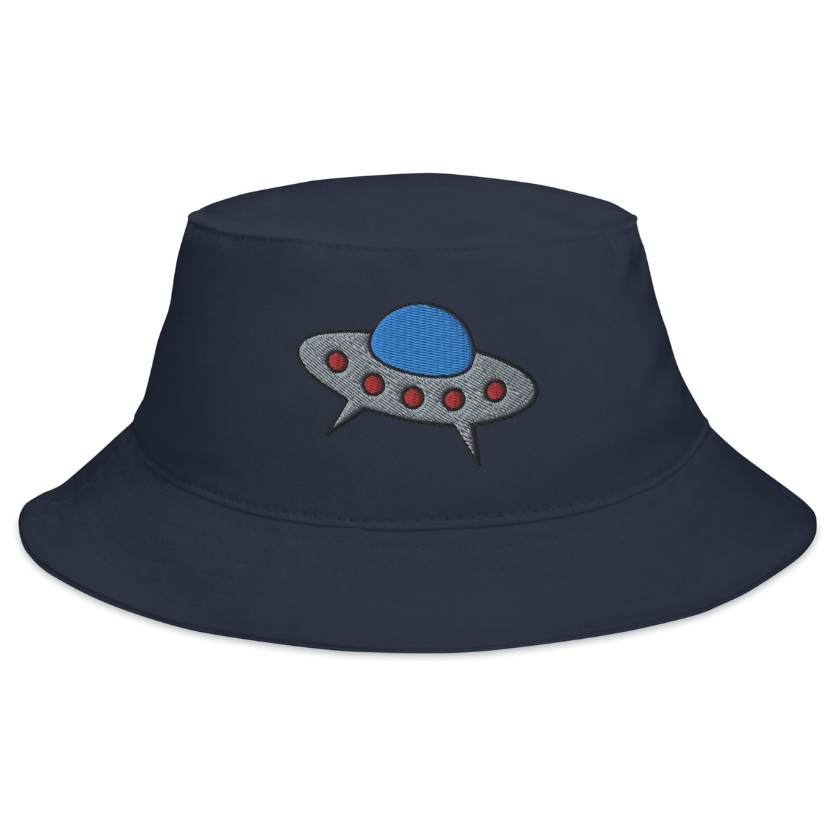 Space Alien Ship UFO Flying Saucer Embroidered Bucket Hat | eBay