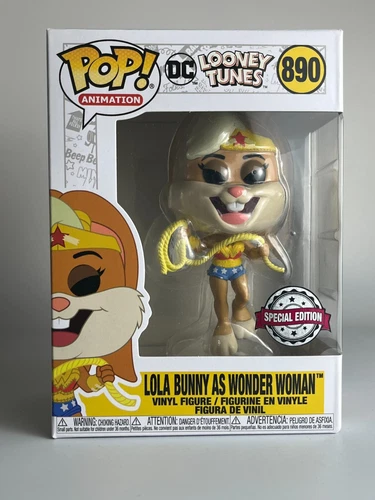 Funko Pop! Animation DC Looney Tunes #890 Lola Bunny as Wonder Woman