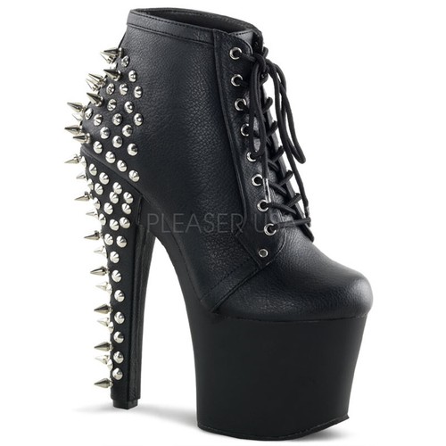 spiked platform boots