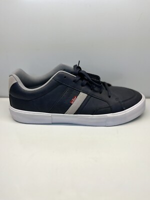 Levi's Men s Synthetic Leather Casual Lace Up Sneaker Shoes Size 12 Blue
