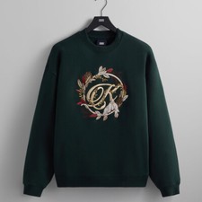 KITH Kithmas Wreath Crewneck Sweatshirt in Stadium Green Size XL FW22 Christmas