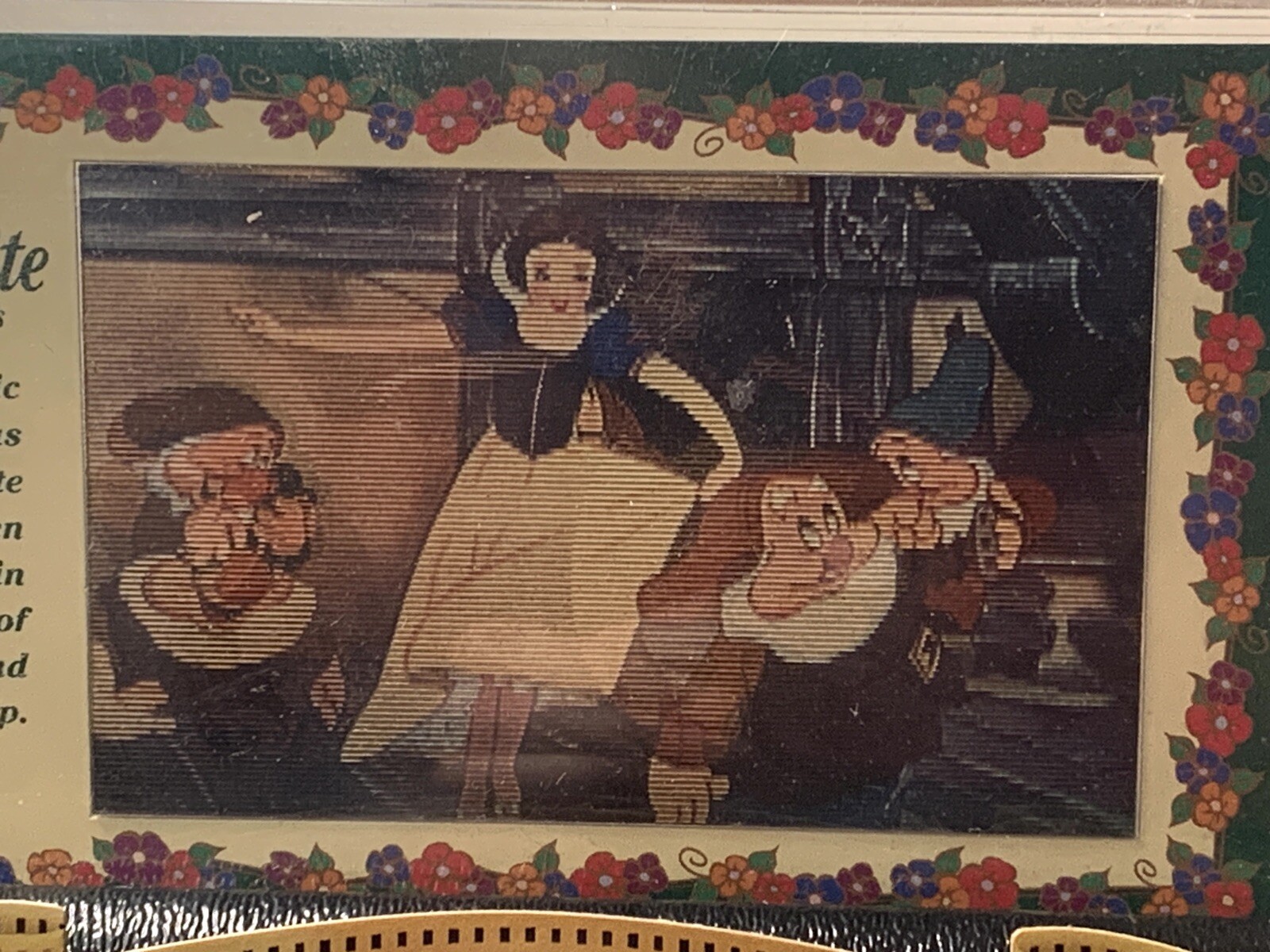 NEW in Box Walt Disney's Snow White And The Seven Dwarfs Collector Motion Cels