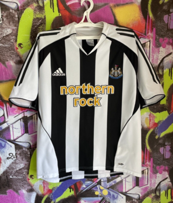 NEWCASTLE UNITED 2005 2006 HOME SHIRT FOOTBALL SOCCER JERSEY