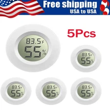 5Pcs Mini Digital LCD Thermometer Humidity Meter Temperature Indoor Hygrometer