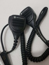 2  MOTOROLA PMMN4021 SHOULDER SPEAKER MIC REMOTE SPEAKER MICROPHONE