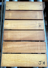 6 BEAUTIFUL PIECES KILN DRIED OSAGE ORANGE 12" X 3" X 3/4" WOOD LUMBER JH