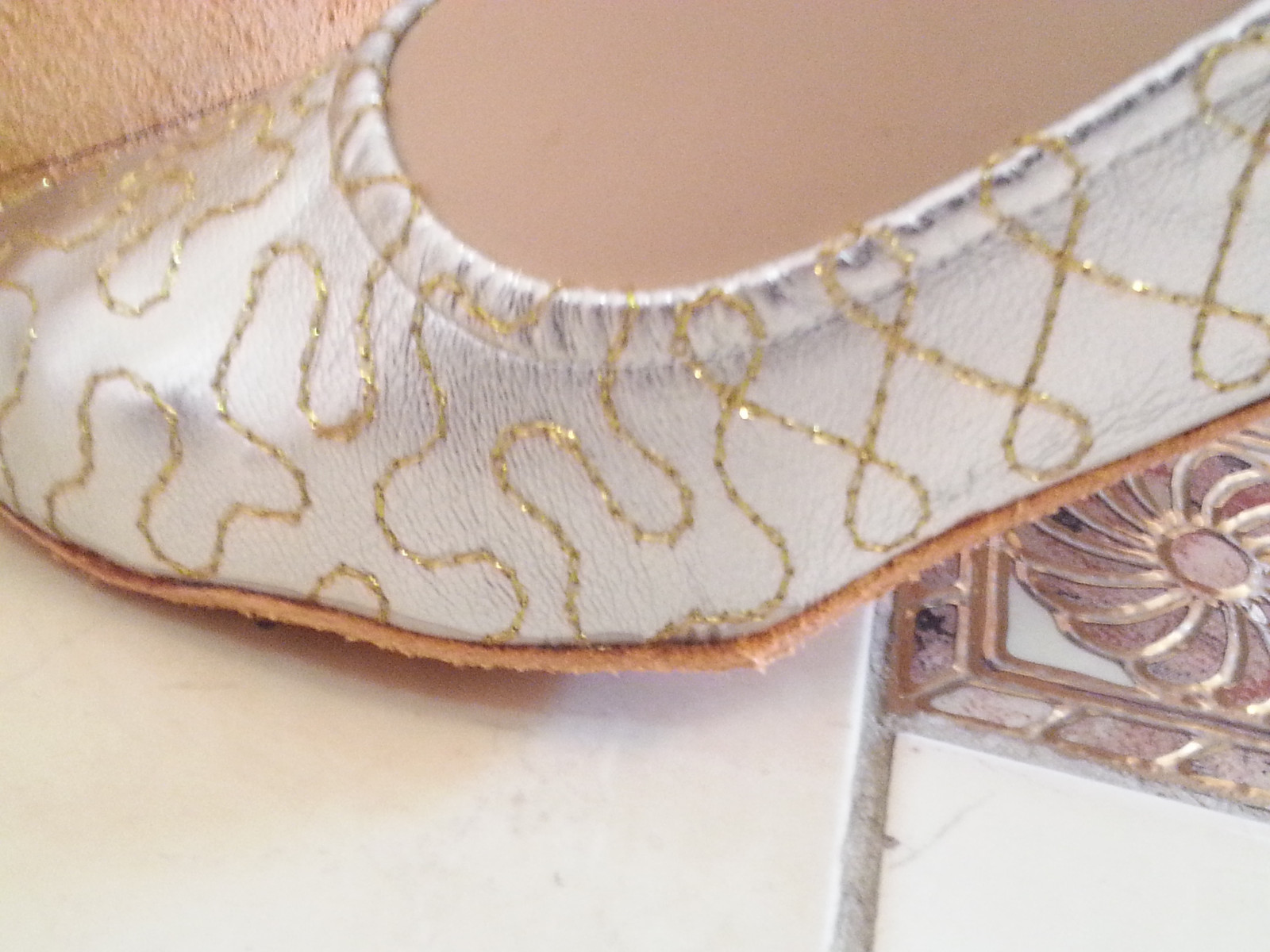 PANTOFOLA D’ORO SCARPE PROFESSIONALI DANZA DEL VENTRE PELLE SUOLA BALLERINA