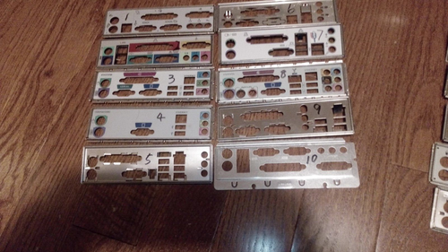 Desktop I/O shields there are total 20 shield you can select! | eBay