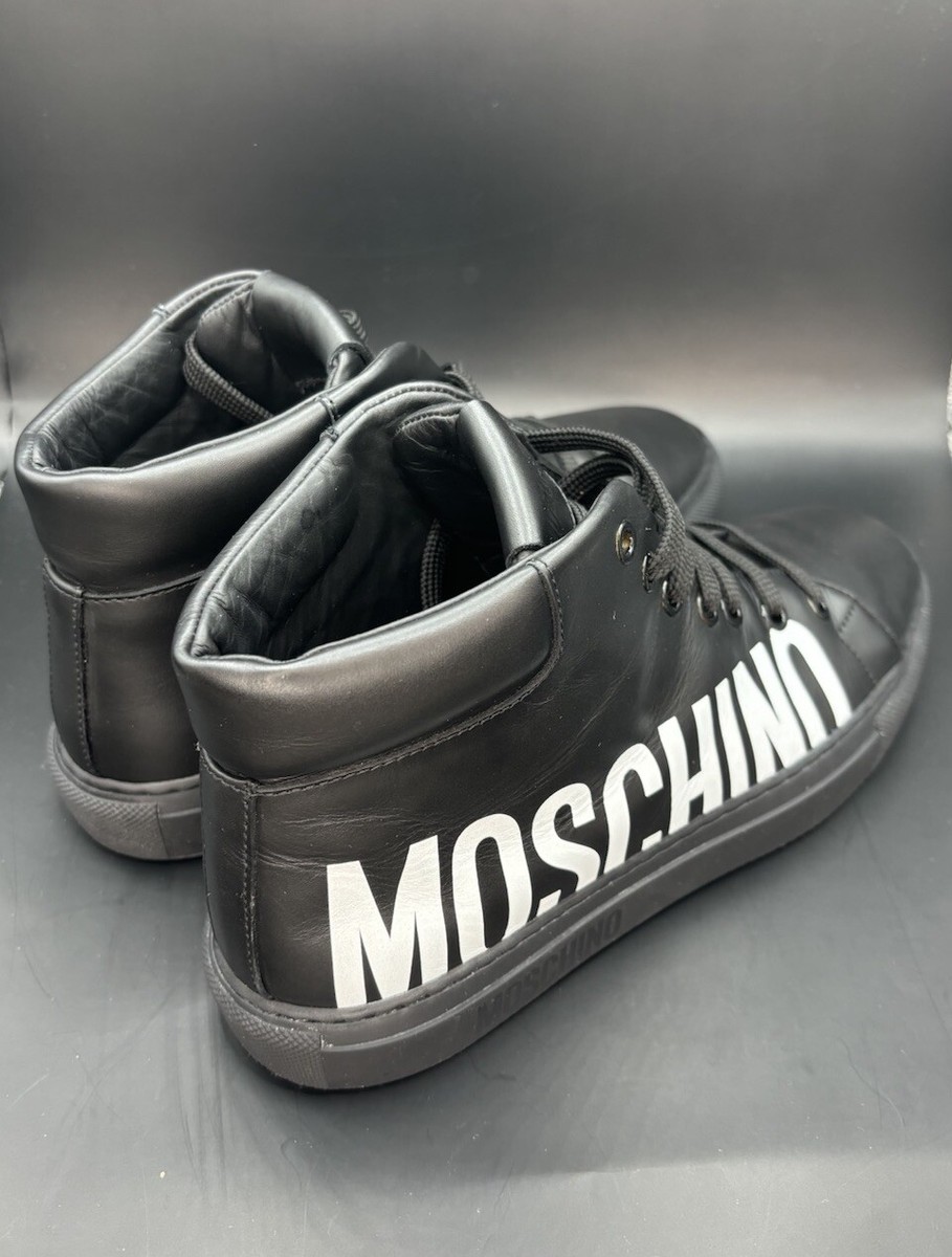 スニーカー MOSCHINO COUTURE Woman Sneakers Black MA15253G0MMF0 00A MOSCHINO Couture High Top Sneakers Women Size 38 Black With