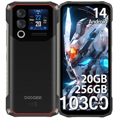 DOOGEE Blade10MAX 6,56 Zoll Outdoor Smartphone 20GB+256GB Android 14 10300mAh
