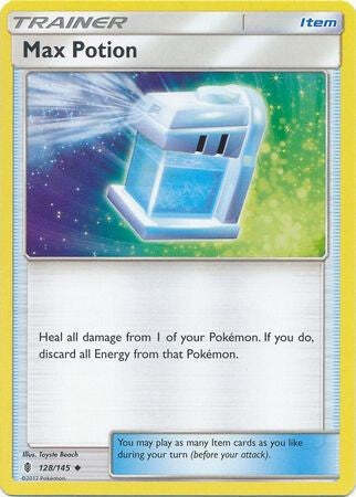 Max Potion 128/145 Uncommon - Pokemon Sun & Moon Guardians Rising Card