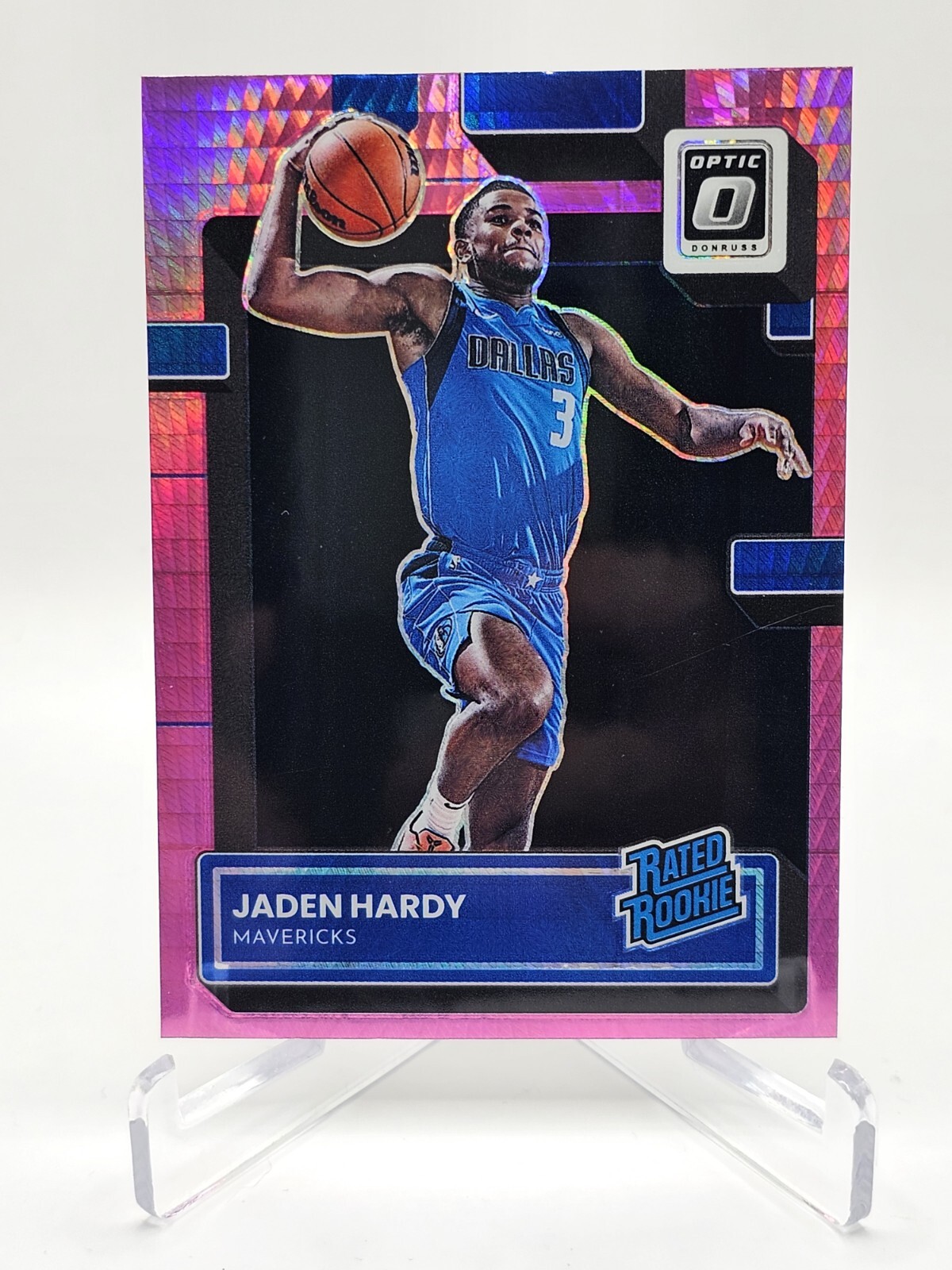 2022-23 Donruss Optic Hyper Pink #248 Jaden Hardy RR RC