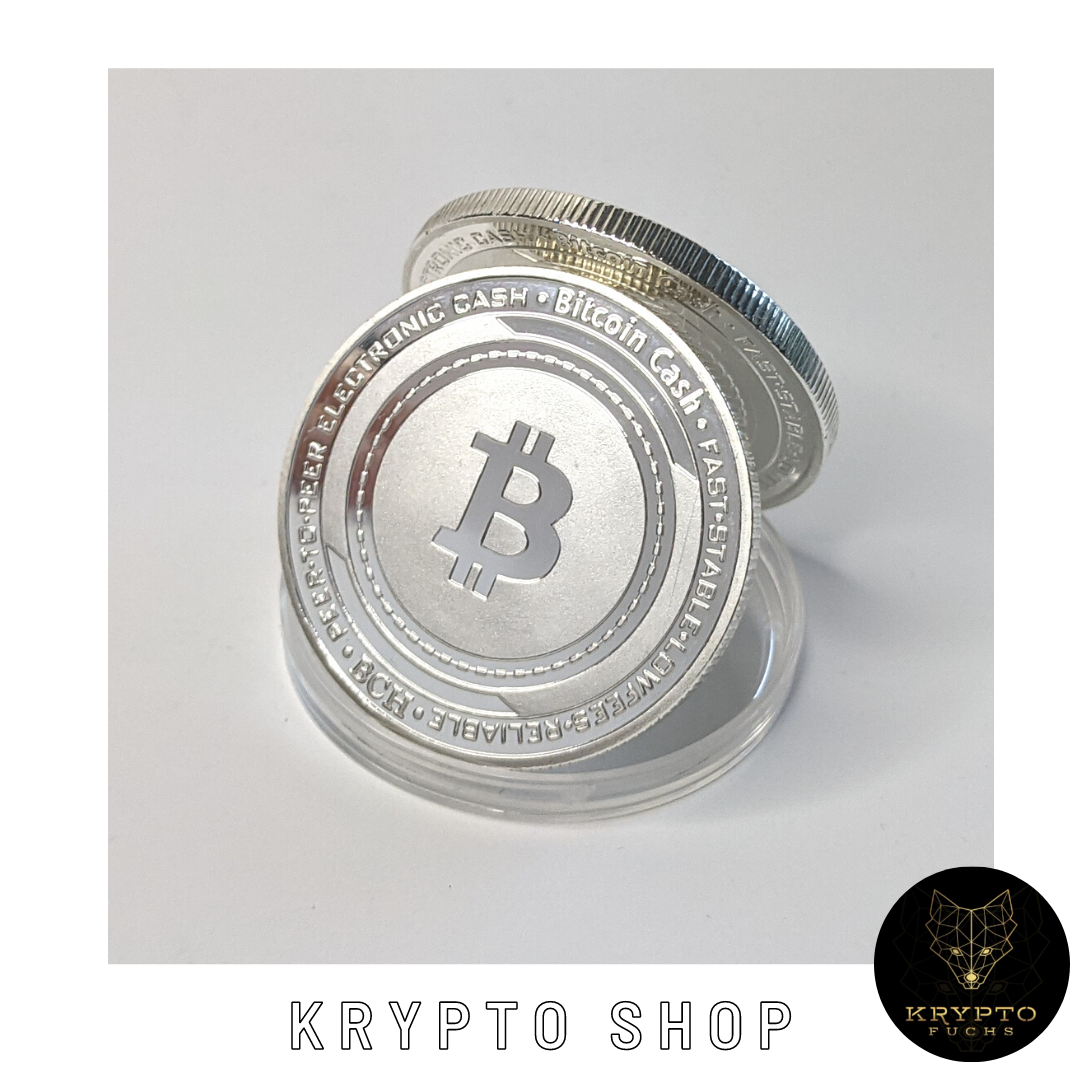 Bitcoin Cash BCH Coin Silber Krypto Münze Physisch Sammler Geschenk NEU |  eBay.de