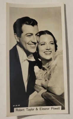 1937 Sinclair Film Stars Series 2 #103 Robert Taylor & Eleanor Powell (A)