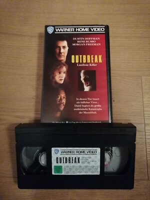 Outbreak Lautlose Killer VHS Kassette Dustin Hoffman Rene Russo PAL