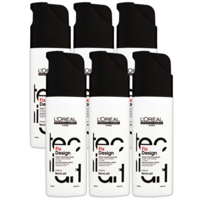 Loreal Tecni. ART Fix Design 6 x 200 ml Haarspray starker halt Set