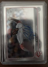 2022 Topps Chrome Rookie Auto #RA-RS Reiver Sanmartin - Cincinnati Reds