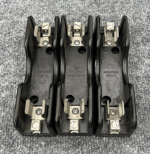 Lot Of 3 Marathon 4100030 30A 600V CU-AL Single Fuse Holder Used