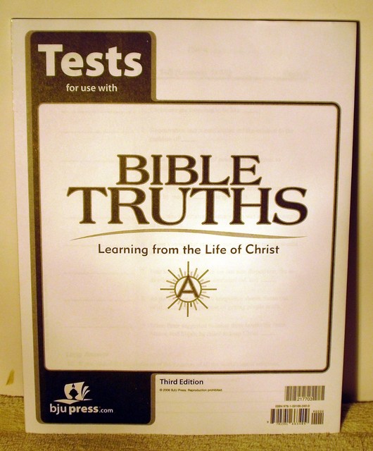 BJU Bible Truths Tests Learning From The Life Of Christ 3rd Edition EBay bju-bible-truths-tests-learning-from-the-life-of-christ-3rd-edition-ebay