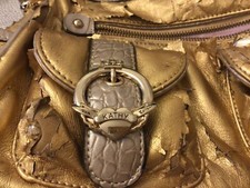 Kathy Van Zeeland Handbag Selling For Gold Tone Hardware And Spare Parts Only.