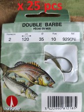 Lot 53 packs 10 Hameçons VMC WATER QUEEN double barbe  montés mer peche 9290 NI