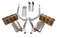 78-88 Gm G Body Car 2.5 Dual Exhaust Kit Borla Pro Xs Rear Exit Sw Tip 78-88 Gm G Body Car 2.5 Dual Exhaust Kit Borla Pro Xs Rear Exit Sw Tip