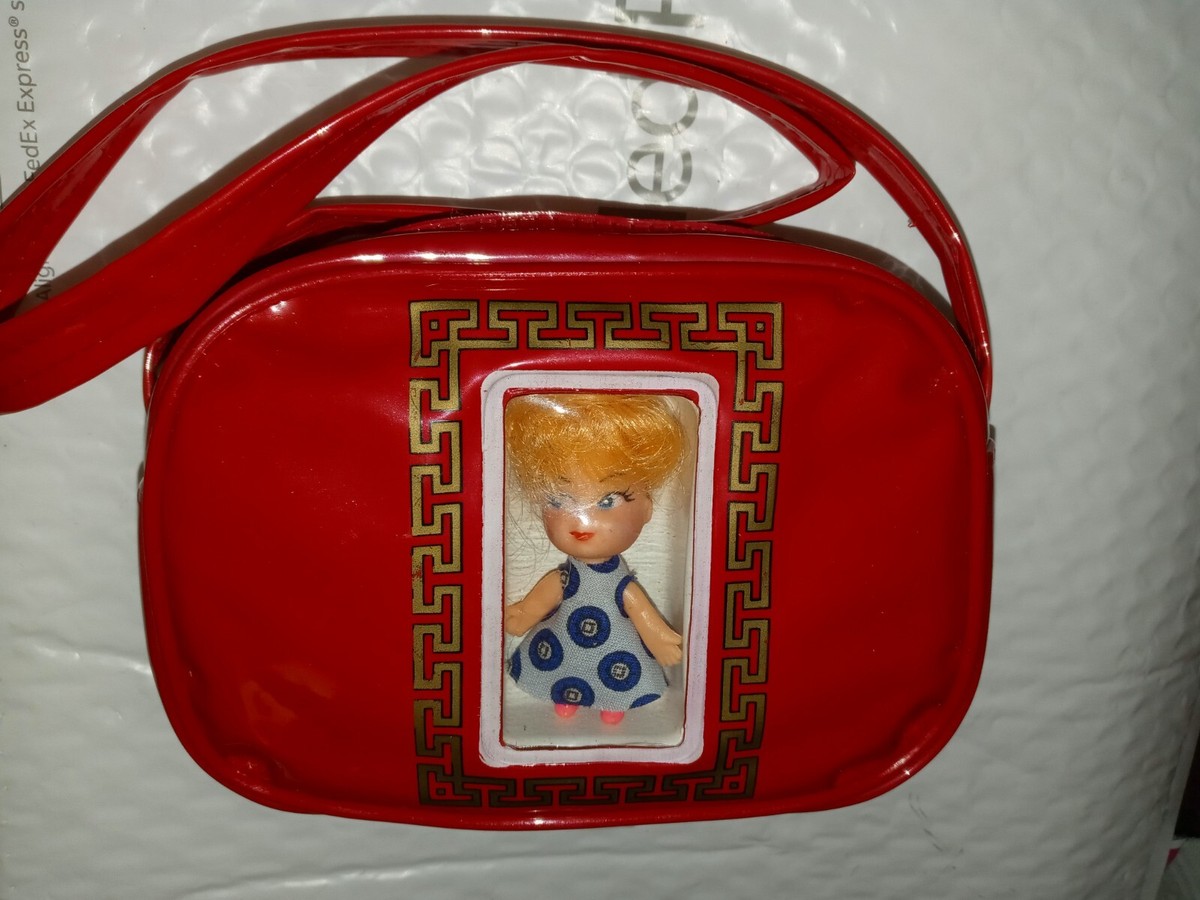 little eagle カディ RARE 1970 , 2 MINTY RED PURSES KIDDLE KLONE, CLONE DOLL