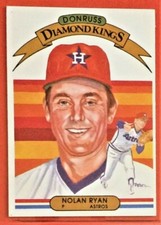 NOLAN RYAN 1982 DONRUSS DIAMOND KINGS    ASTROS # 13 (MINT)  HOF