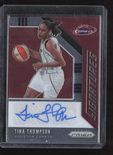 2020 Panini Prizm WNBA #SG-TTM Tina Thompson Signatures