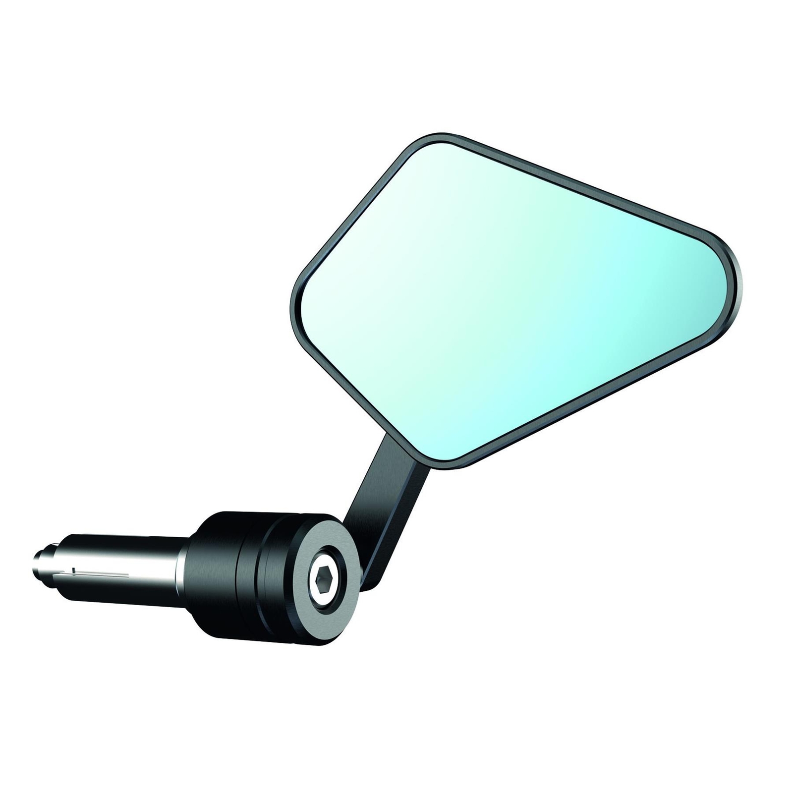 Oxford Arrow 360 Motorcycle Bar End Mirror Universal Bike Scooter Black