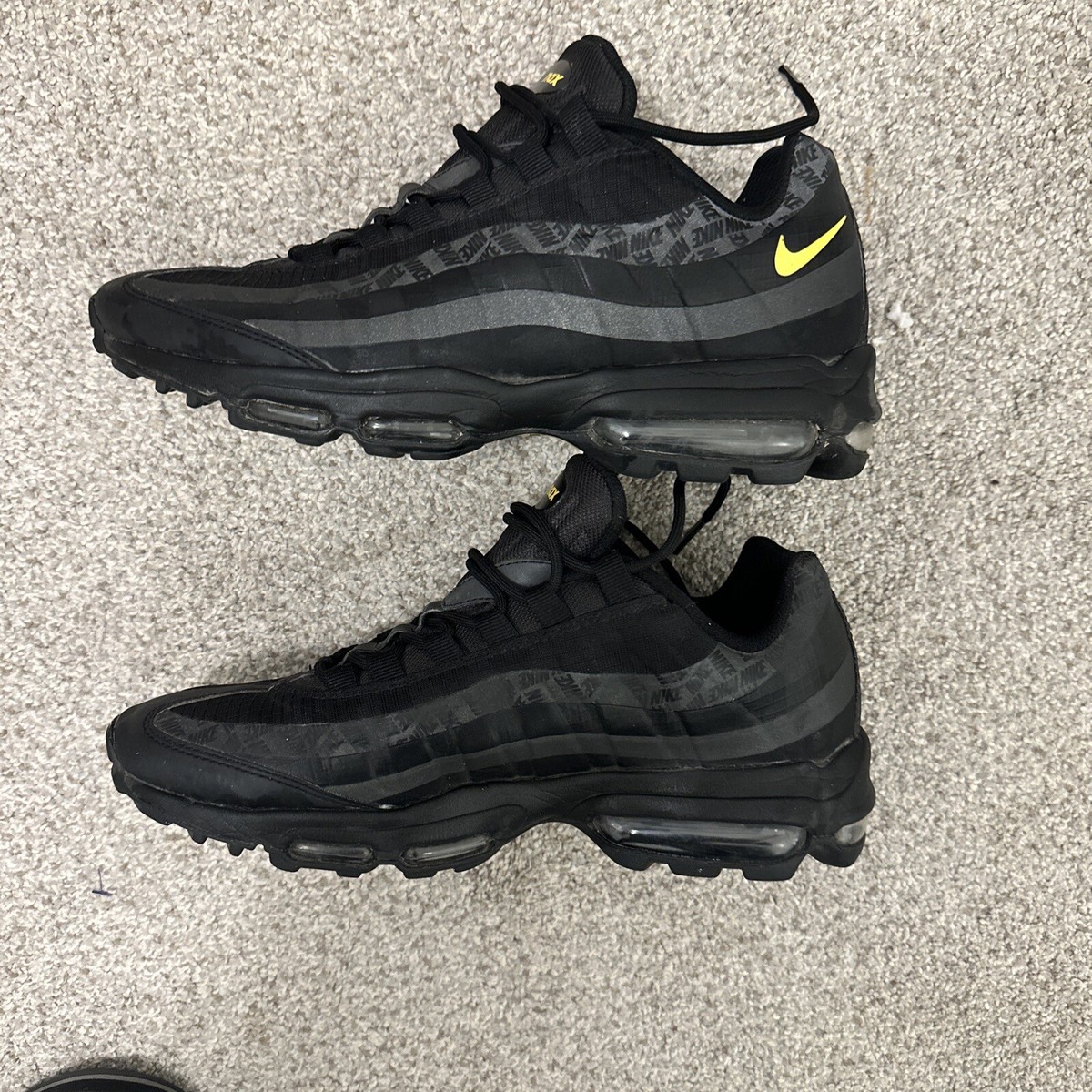 Nike Air Max 95 Ultra Black Amarillo Men's Size 8 | eBay Nike Air Max 95 Ultra Black Amarillo Men's Size 8 | eBay