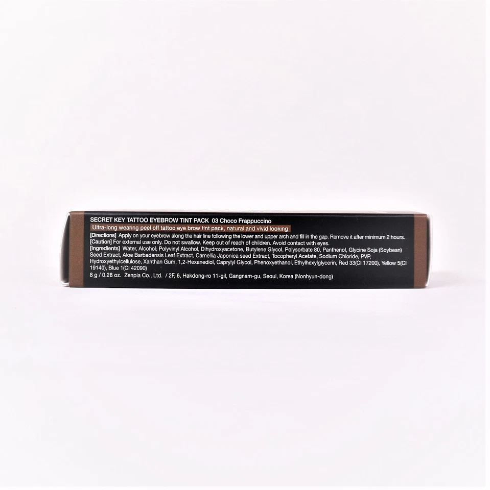 Secret Key Tattoo eyebrow Tint Pack , #3 Choco Frappuccino , 8 g - Изображение 4 из 4