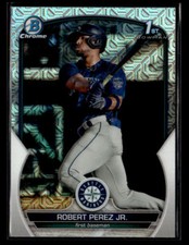 2023 Bowman #BCP-124 Robert Perez Jr. Chrome Prospects Mojo Refractors card