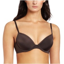 CALVIN KLEIN Seductive Comfort Customized Lift Bra Dark Brown 32DDD