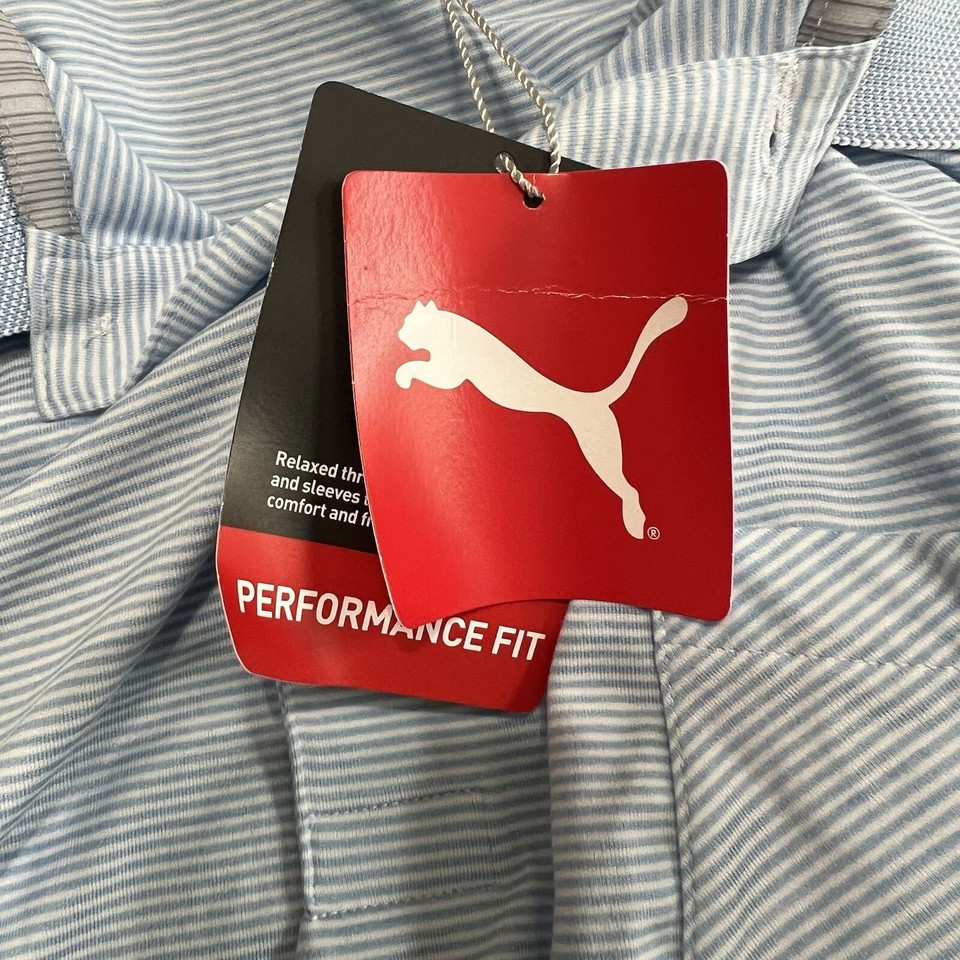 NEW Puma Cloudspun Champions Polo Blue Bell Golf Polo/Shirt Size 3XL eBay