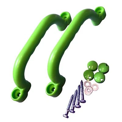 LOGGYLAND Spielturm Griff SET 2 x Handgriffe Handgriff Kletterturm Kunststoff apfelgrün