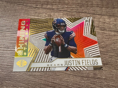 2021 Panini Illusions Justin Fields RC Shining Stars Acetate Insert SS-14