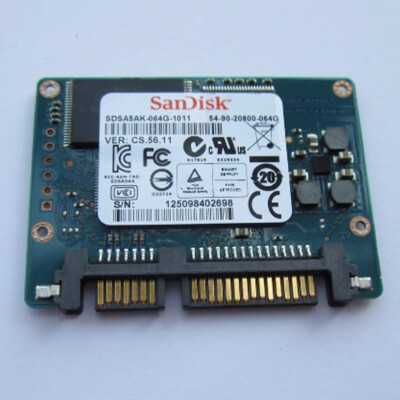 For Sandisk 1.8 Half Height SATA2 SDSA5AK 64G 120G 128G SSD Solid State Drive