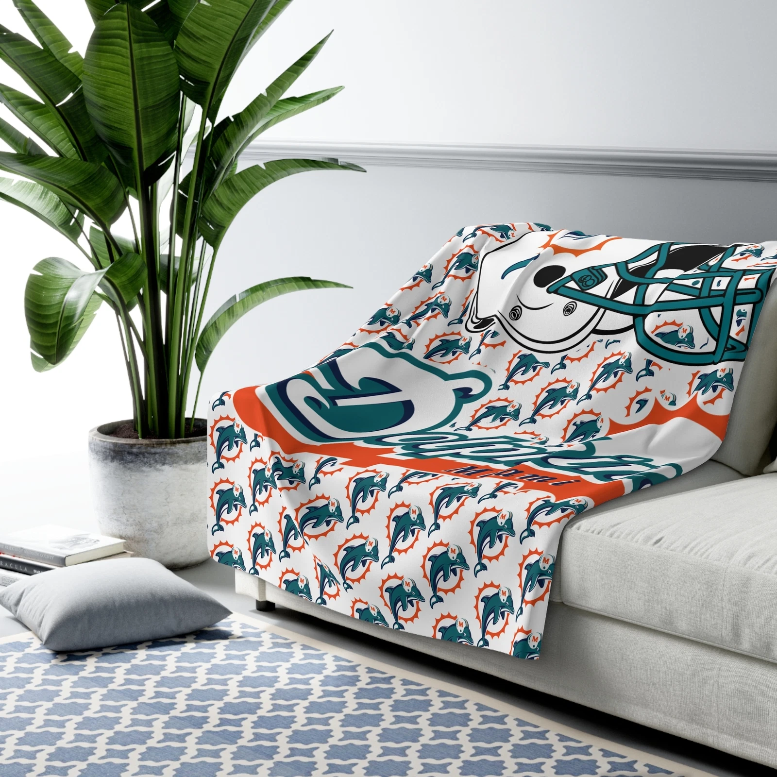 Miami Dolphins Fleece Blanket