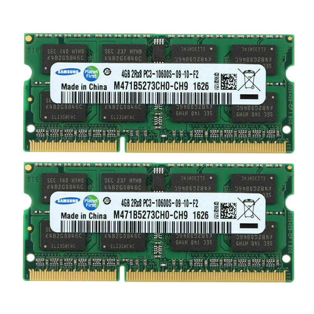 8GB 2X 4GB DDR3 1333MHz PC3-10600 Laptop Memory RAM for HP 2000
