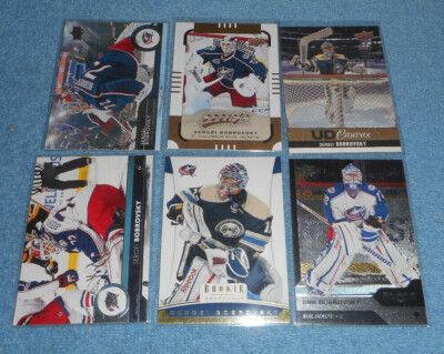 Sergei Bobrovsky Columbus Blue Jackets Hockey You Pick Any Card