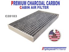 C28183 CHARCOAL CABIN AIR FILTER FOR  2013 - 2019 NISSAN SENTRA  LEAF JUKE CUBE
