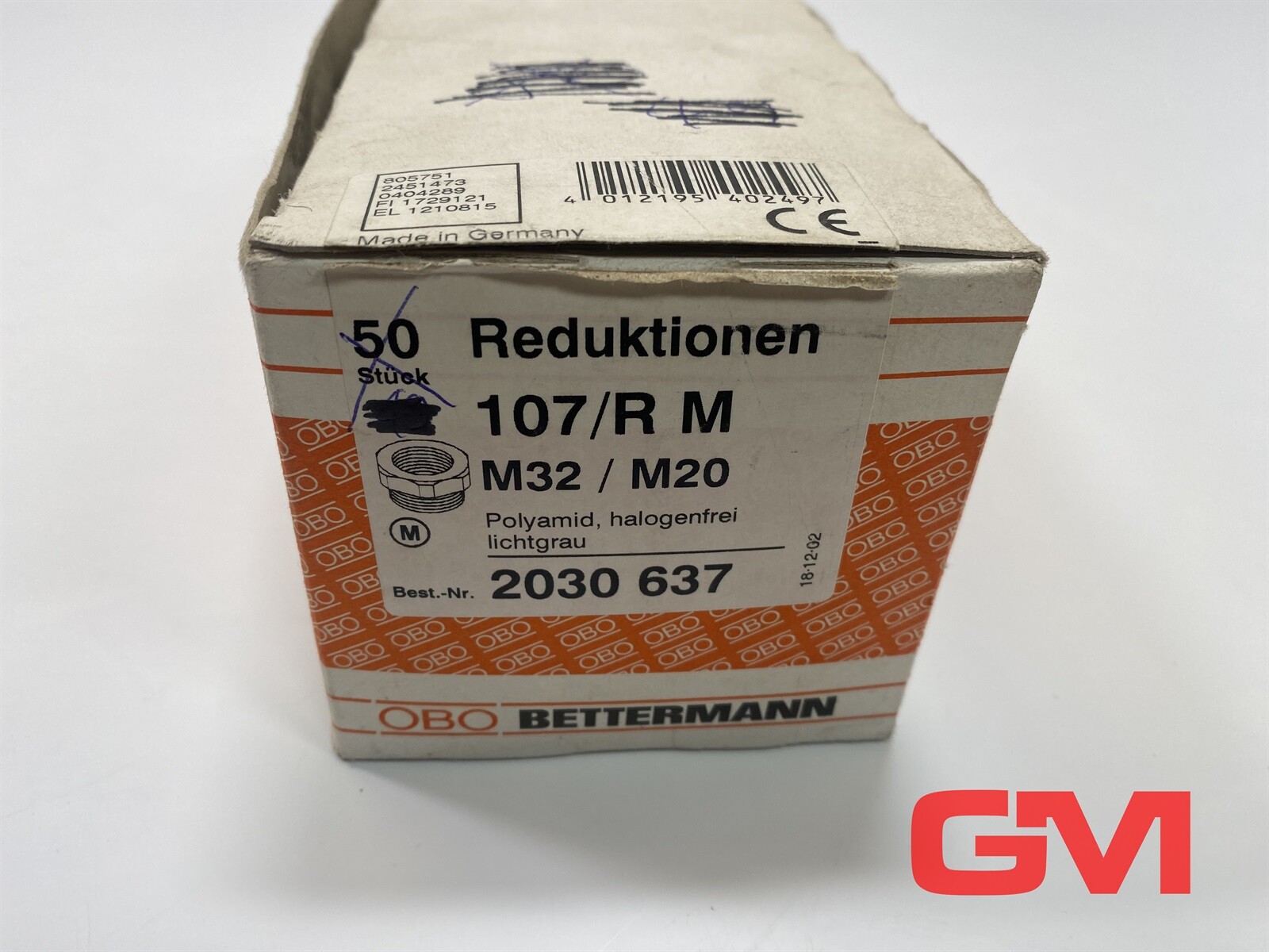 48x Bettermann Reduction 107/RM M32/M20 Polyamide M32-20 2030637