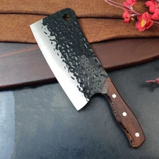 Heavy Duty Meat Bone Cleaver Knife Effortless Meat & Bone Cutting for Kitchen