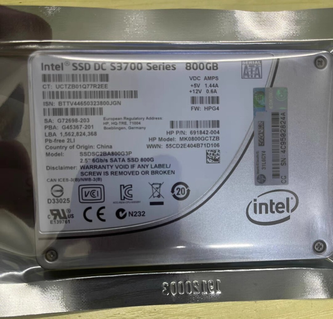 Dc S3500 Intel Ssd Dc S3700 Dell 9T0ND Intel SSDSC2BA800G3T